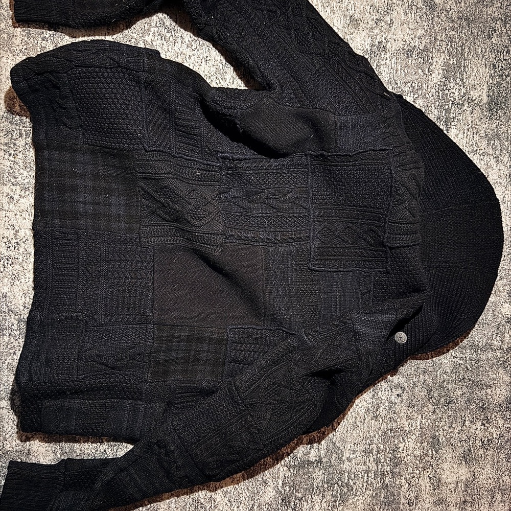 Ralph Lauren Double RL Patchwork Indigo cardigan … - image 7